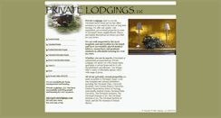 Desktop Screenshot of privatelodgings.com